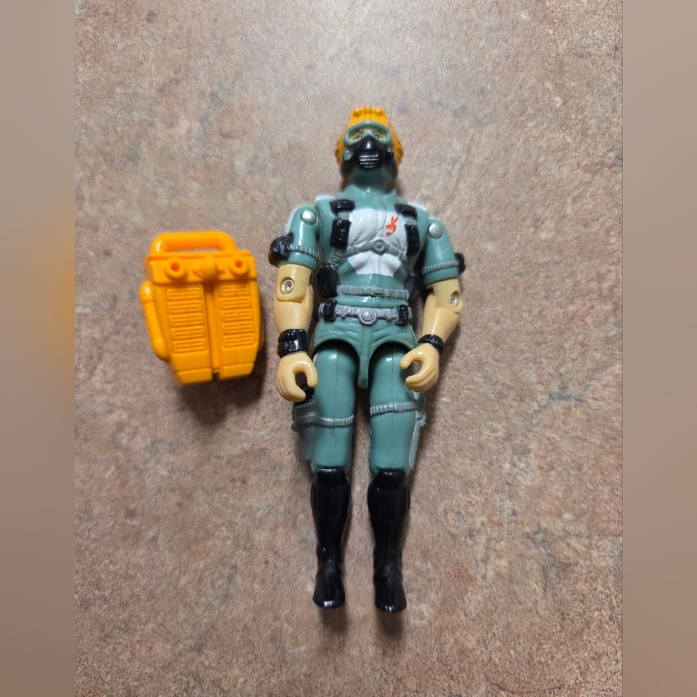 GI Joe Wet-Suit 1986 Hasbro Vintage Action Figure Incomplete
